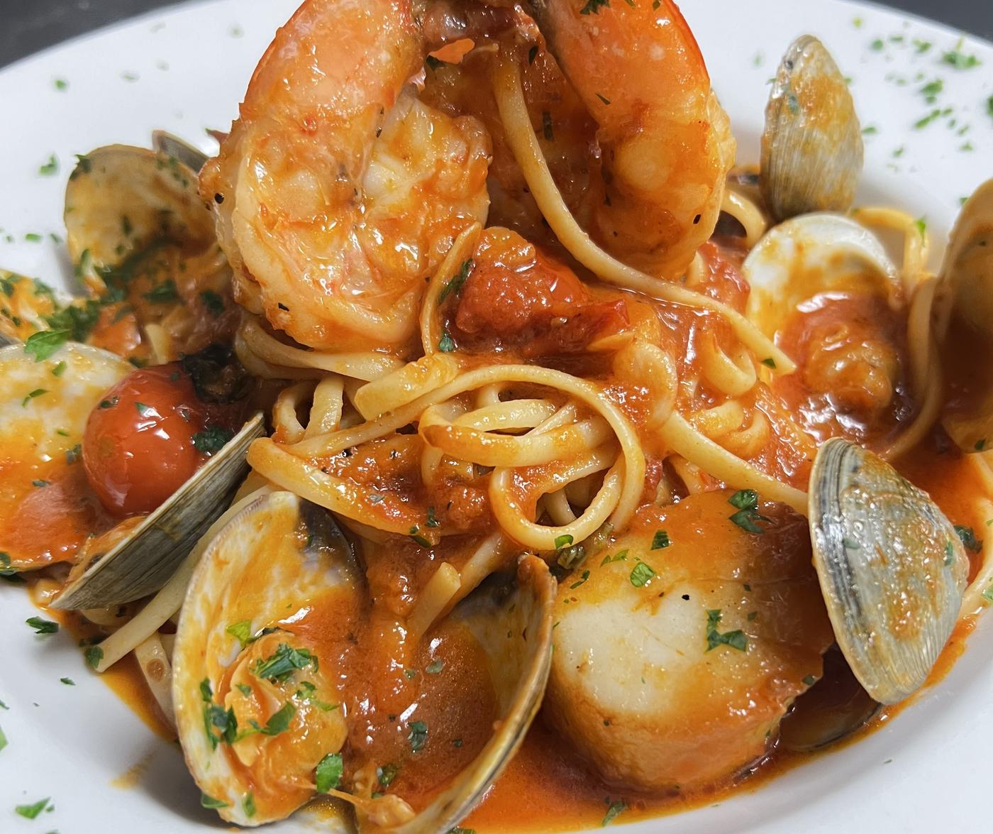 Seafood Pasta at Vincenzo